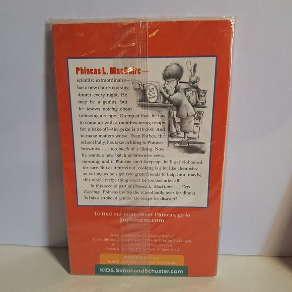 Phineas L MacGuire Gets Cooking Book Lot Part 1 & 2 O'Roark Dowell Sealed New - Picture 3 of 6